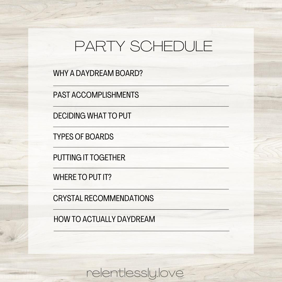 Day Dream Board Party